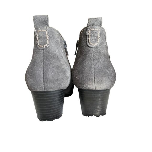 Earth Conway Maple Leather Women's Gray Zipper Ankle & Booties Boots Size 8.5 - Picture 13 of 13